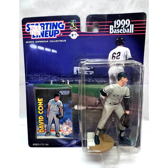 1999 Starting Lineup - David Cone Figure & Collectors Card - New/Sealed - Picture 1 of 5
